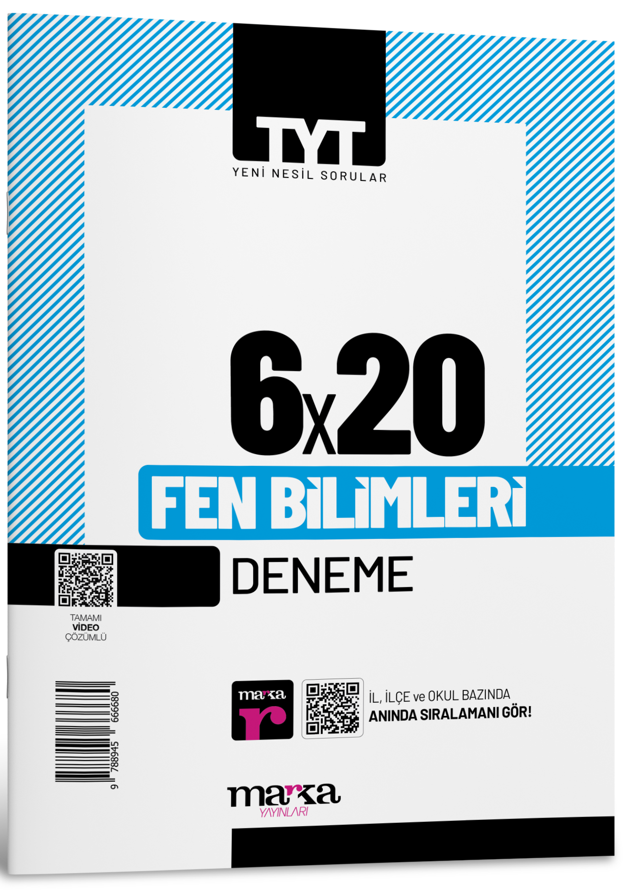 2026 TYT Fen Bilimleri 6 Deneme Tamamı Video Çözümlü Marka Yayınları